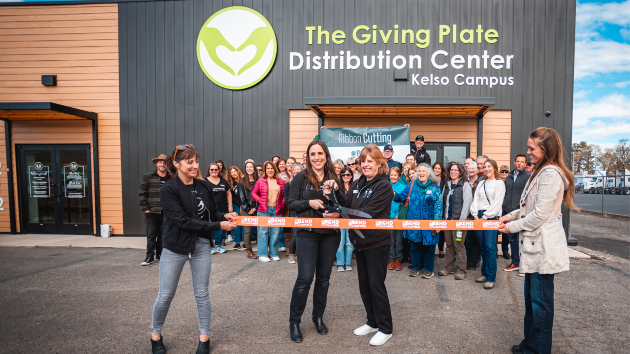 Ribbon Cutting Showcase for The Giving Plate - Bend Chamber of Commerce